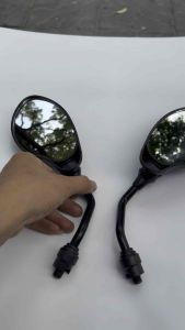 Kính (Gương) Chiếu Hậu CRG Mẫu Yaz Chân Đen tĩnh điện Gắn Nhiều Dòng Xe