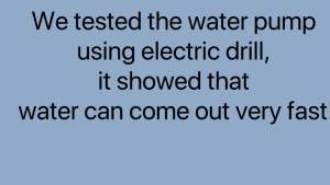 Electrical Drill Powered Pump Self Priming Water Pump Drill Pump