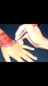 Henna Kuku Henna Tangan Golecha Brown Maroon Cherry red