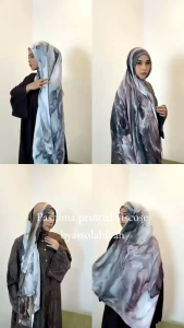 Pashmina Printed ByAssolabiyah|Pashmina Viscose|selendang Hijab Motiv