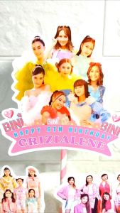 BINI Cake Topper (High-quality Personalize Ready-to-use)