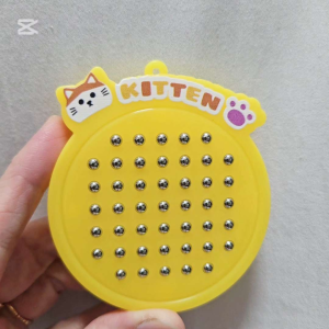 Metal Ball Drawing Board Asmr with Kitten Design