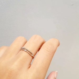 Deux - Cincin Wanita Mata 2 Biji Lada