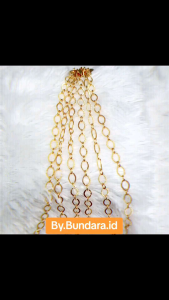 Bundara Acc-1499 Aksesoris Fashion Korea Gaya Simple Gelang Wanita Cantik Lapis Emas Sz 18cm