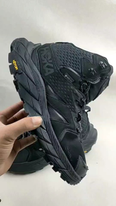 [Bisa COD] FOR MEN ANACAPA MID \\\"Triple Black\\\" SUPER PREMIUM HIKING SHOES + KAOS KAKI