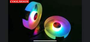พัดลมเคส Coolmoon Jade Ring ARGB 3pin 5V 4pin PWM 120mm 1700RPM