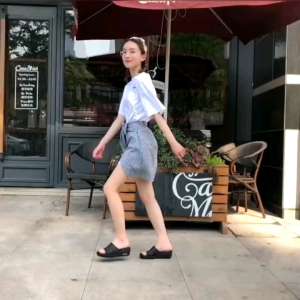 Sandal Wanita Wedges Slop Motif Sandal Cewek Pesta Terbaru Sandal Perempuan