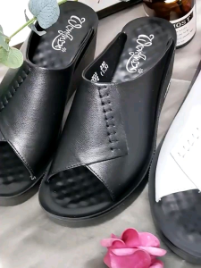 Sandal Wanita Slop Wedges Terbaru Sandal Perempuan Viral
