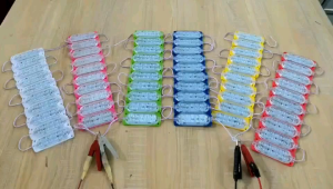 12v-24v Lampu LED 12 Mata Nyala Kedip