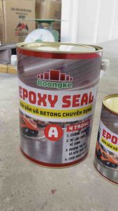 Sơn sàn và nền bê tông chuyên dụng Epoxy Seal Bộ 4Kg sơn sàn kho xưởng sàn nhà quán cà phê gạch men đá bếp