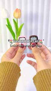 Sejadah dan Tasbih digital mini led elektrik alat hitung manual serbaguna