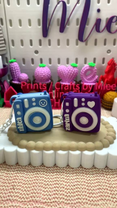 3d mini instax keychain with photo slots and name