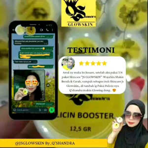 Pelicin Qshandra JS Glow: Pelicin Alami untuk Wajah & Kelembapan