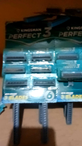 Pisau cukur 3 mata pisau / alat cukur kumis / cukuran