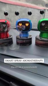 Smart Spray Aromaterapi & Parfum Mobil Modern: Pewangi Mobil Humidifier & Aromatherapy Robot Cinta