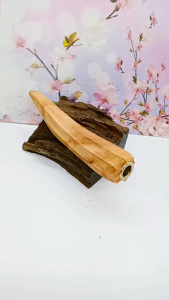 once pipa padutan kayu Cendana wangi model belimbing segi 6 L02