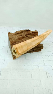 Pipa Kayu Cendana Wangi Model Belimbing Segi 6 Premium L06