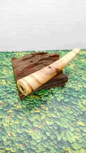 Pipa Sedotan Kayu Cendana Wangi Model Bulat Super L07