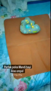 PERLAK BAYI - PERLAK MANDI - UKURAN 70cm 50cm - PERLAK BAYI POLOS - PERLAK BAYI LEMBUT
