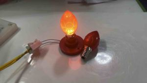 ( 1 Cặp ) Bóng đèn sen led 1W E12 - Màu Đỏ