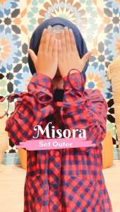 Setelan blouse muslim anak perempuan umur 3-12 tahun kualitas import by Hooflakids Misora
