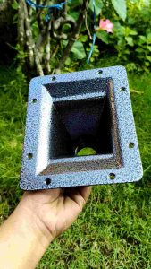 horn tweeter ukuran 15x19 untuk tweeter drat bahan aluminium cor/diral