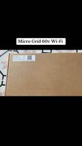 ไมโครอินเวอร์เตอร์ micro inverter 1000w 60v Wi-Fi CT ดูการทำงานผ่านแอพมือถือได้ มีกันย้อนสามารถเปิด-ปิดกันย้อนได้ ตัวช่ายลดค่าไฟติดตั้งเองได้ที่บ้าน