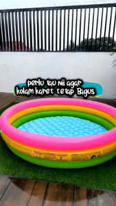 KIDZOONAA - INTEX SUNSET GLOW BABY POOL MULTI COLOR 2 TAHUN+/KOLAM RENANG ANAK