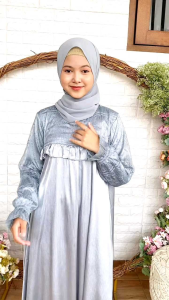 Gamis Anak Sheeva 8-15 tahun GS 526  by Cutetrik