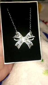 สร้อยคอพร้อมจี้เพชรCz