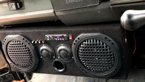 Speaker Aktif Bluetooth Mobil USB & MMC & AUX Radio FM
