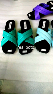 sandal teplek wanita model silang komplit warna komplit ukuran lengkap sekal zize mulai 33 nyampe 41