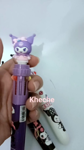promo 3 pcs pulpen viral SANRIO multicolor pen KOROMI CINAMORO MELODY 10 warna