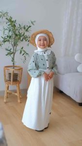 MANASIKANA Zola Skirt Rok anak Premium Knitt 3-13 tahun