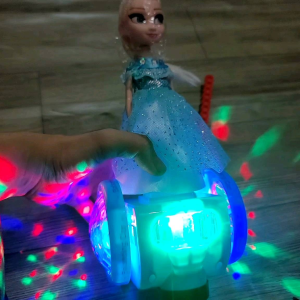 Đồ chơi lồng đèn công chúa elsa đứng xe thăng bằng xanh nhạc đèn sôi động cho bé (tặng kèm pin)