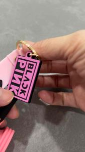 Blackpink Kpop Idol JISOO JENNIE ROSÉ LISA Keychain Bag Pendant Soft Rubber Keychain Silicone