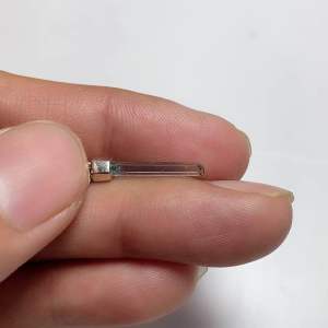 3640-ĐÁ AQUAMARINEHẢI LAM NGỌC (THIÊN NHIÊN) ĐÃ BỌC BẠC