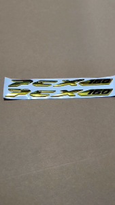 EMBLEM PCX 160 GOLD EMBLEM 3D PCX 160 EMBLEM BODY PCX 160 GOLD STIKER 3D BODY