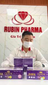 Rubin Queen Sâm Tố Nữ 2023 (Hộp 2 lọ x 30 viên) - Tăng cường nội tiết tố hỗ trợ làm giảm nám da nhăn da lão hóa da