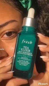 ❗️CLEARANCE❗️ FRESH Beauty Tea Elixir Skin Resilience Activating Face Anti Aging Serum 7ml Travel Size | Plumping Hydrating Firming & Radiance Boost