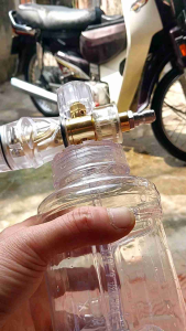 Bình tạo bọt tuyết 1 Lít trong suốt loại 1