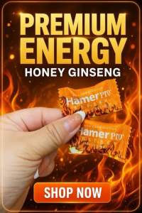 Kẹo Ngậm Hamer Pro Hương Vị Nhân Sâm Hỗ Trợ Bổ Sung Năng Lượng Hộp Tiện Lợi