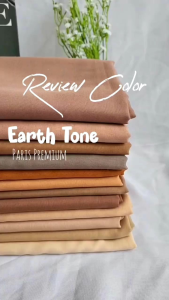 Reisha square Jilbab Paris premium Kerudung segiempat anti letoy warna lengkap