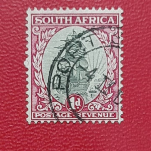 Prangko Afrika Selatan Kuno: 1 Penny Tahun 1926-1927