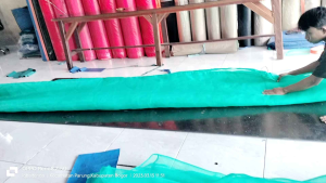 Waring keramba kotak Bahan kasa hijau dan RK hitam. berbagai macam ukuran