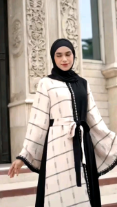 ABAYA JET BLACK COLOUR LINE