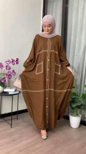 GROSIR KAFTAN RIYANA MOTIF HANA I KAFTAN SUPER JUMBOLD 140cm I DASTER LOWO TERMURAH