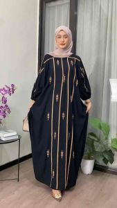 Grosir Kaftan Riyana Motif Najwa | Kaftan Super Jumbold 140cm | Daster Lowo Termurah
