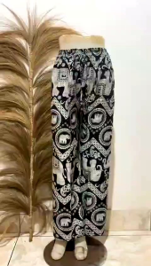 Celana Kulot Jumbo Panjang Motif Gajah Wanita Dewasa