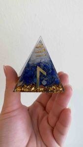 Piramid Orgonit Rune Air Water Rune Orgonite Pyramid 水符文奥根金字塔